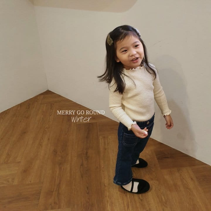 MERRY GO ROUND - Korean Children Fashion - #Kfashion4kids - Rib Wave Tee - 2