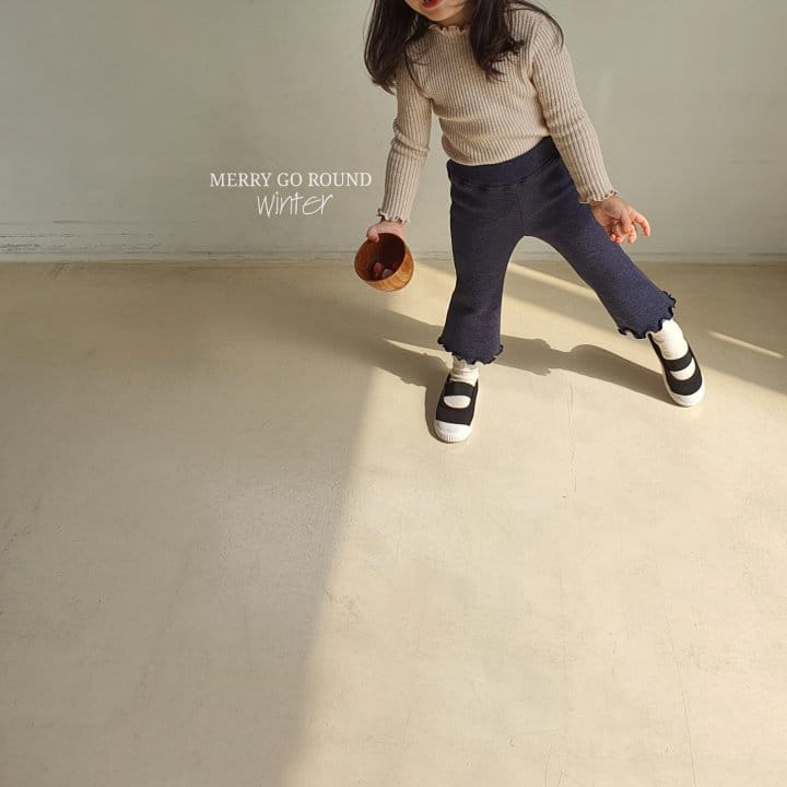 MERRY GO ROUND - Korean Children Fashion - #Kfashion4kids - Rib Wave Tee - 7