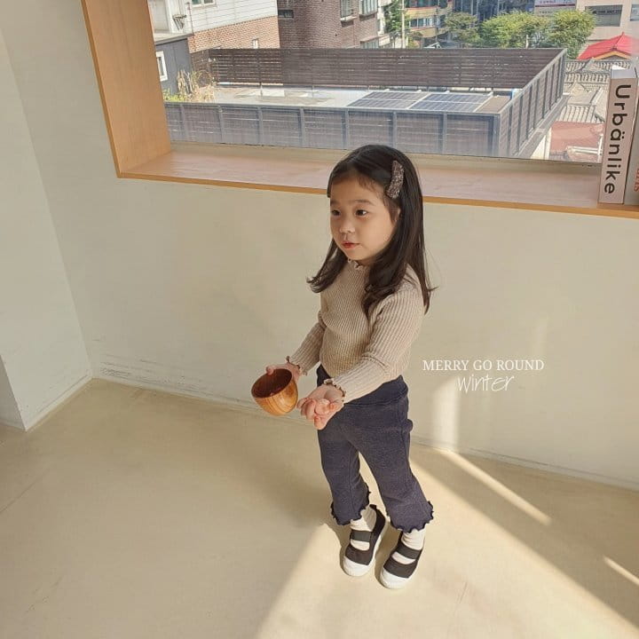 MERRY GO ROUND - Korean Children Fashion - #Kfashion4kids - Rib Wave Tee - 8