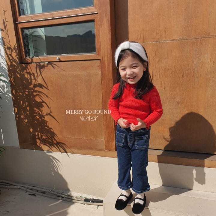 MERRY GO ROUND - Korean Children Fashion - #Kfashion4kids - Rib Wave Tee - 9