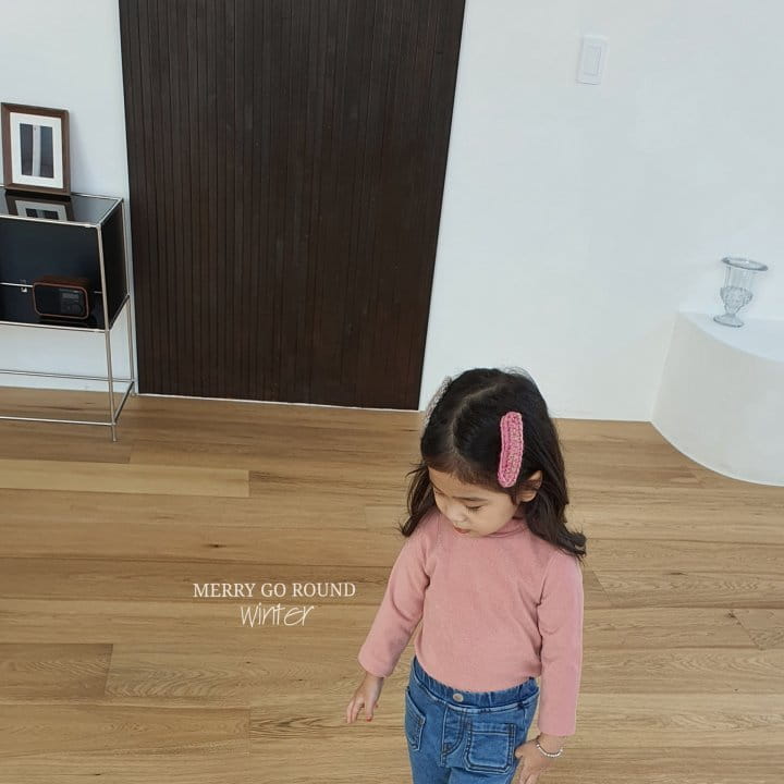 MERRY GO ROUND - Korean Children Fashion - #Kfashion4kids - Fleece Hakc Turtleneck - 10