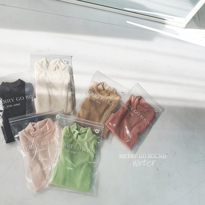 MERRY GO ROUND - Korean Children Fashion - #Kfashion4kids - Fleece Hakc Turtleneck - 3