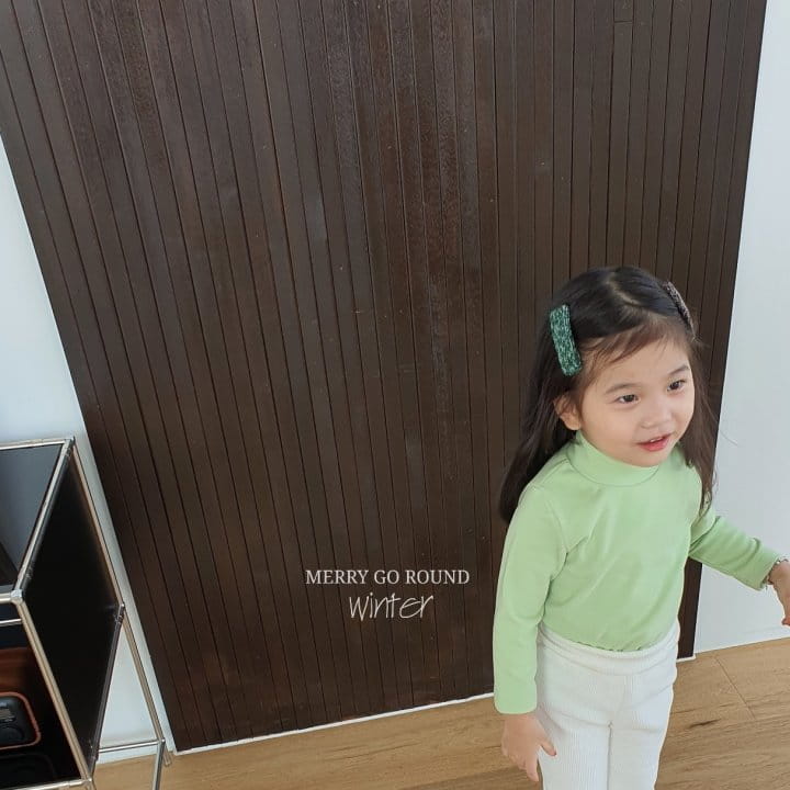 MERRY GO ROUND - Korean Children Fashion - #Kfashion4kids - Fleece Hakc Turtleneck - 8