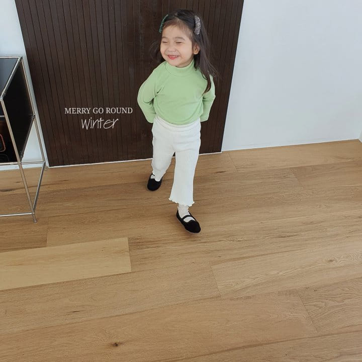 MERRY GO ROUND - Korean Children Fashion - #Kfashion4kids - Fleece Hakc Turtleneck - 9