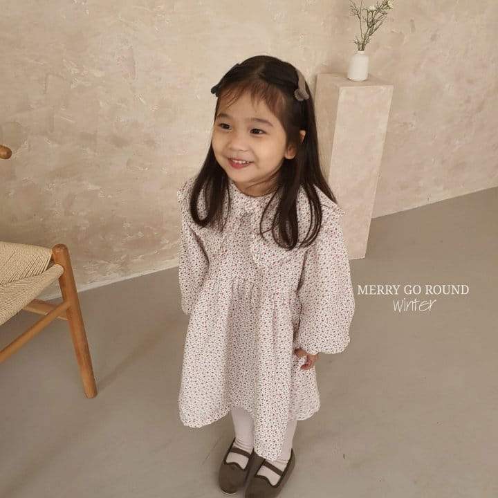 MERRY GO ROUND - Korean Children Fashion - #Kfashion4kids - Small Collar One-piece - 11