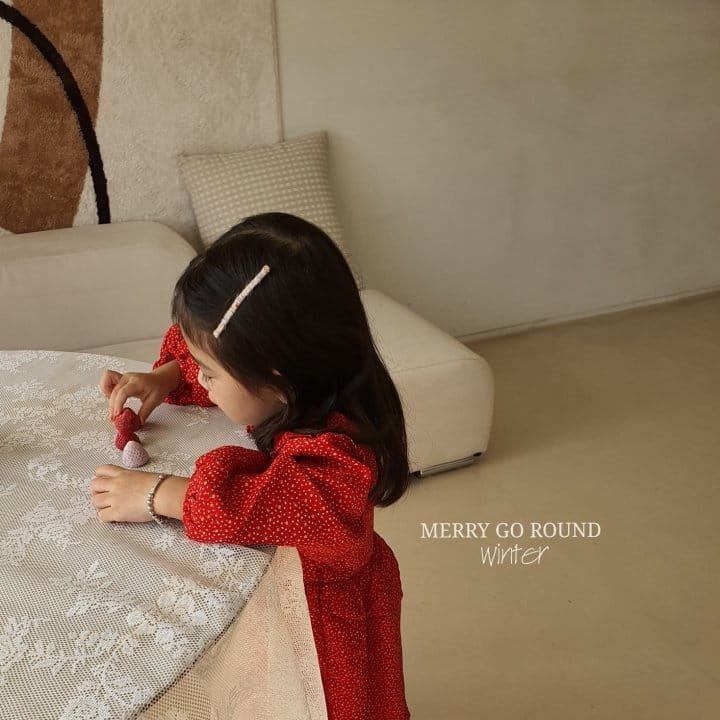 MERRY GO ROUND - Korean Children Fashion - #Kfashion4kids - Small Collar One-piece - 9