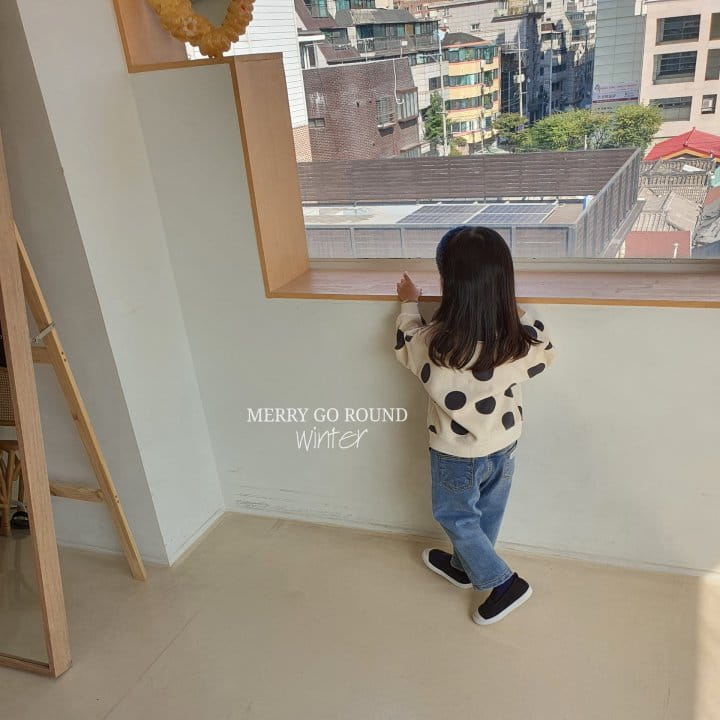MERRY GO ROUND - Korean Children Fashion - #Kfashion4kids - Dot Sweatshirt - 3