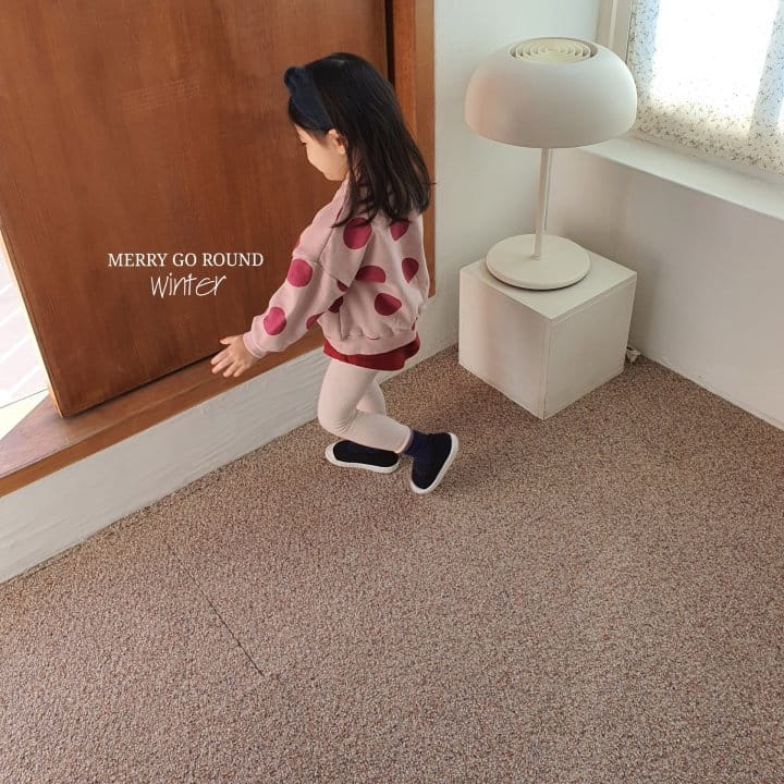 MERRY GO ROUND - Korean Children Fashion - #Kfashion4kids - Dot Sweatshirt - 9
