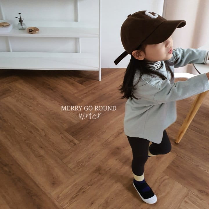 MERRY GO ROUND - Korean Children Fashion - #Kfashion4kids - Peach Box Long Tee - 10