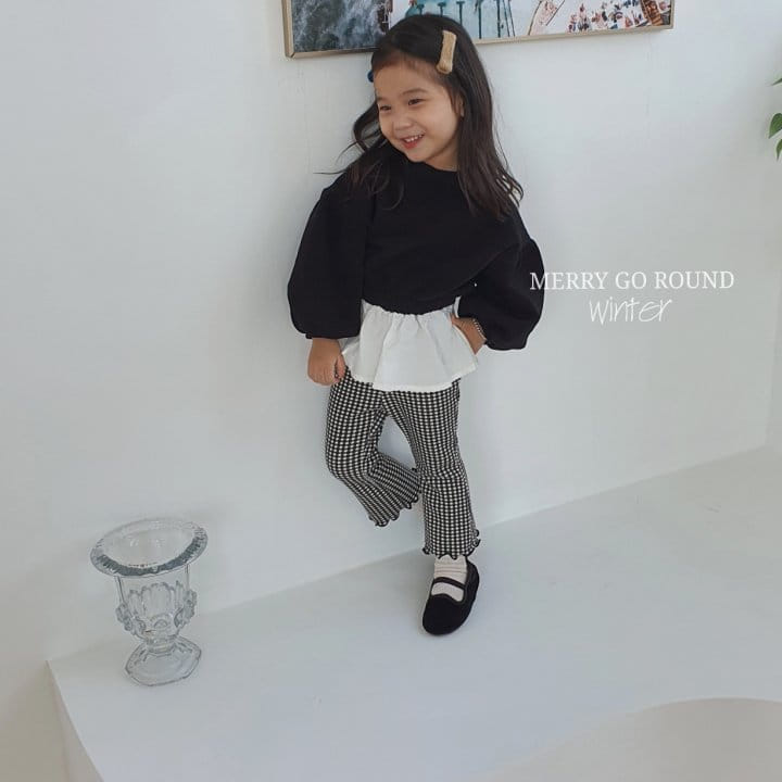 MERRY GO ROUND - Korean Children Fashion - #Kfashion4kids - Frill Sweatshirt - 10