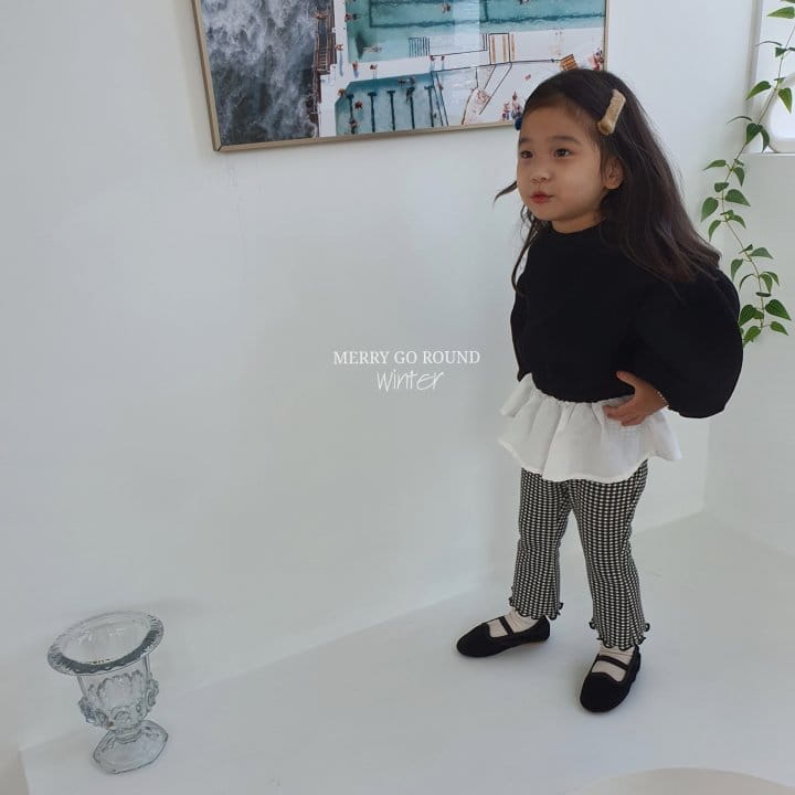 MERRY GO ROUND - Korean Children Fashion - #Kfashion4kids - Frill Sweatshirt - 11