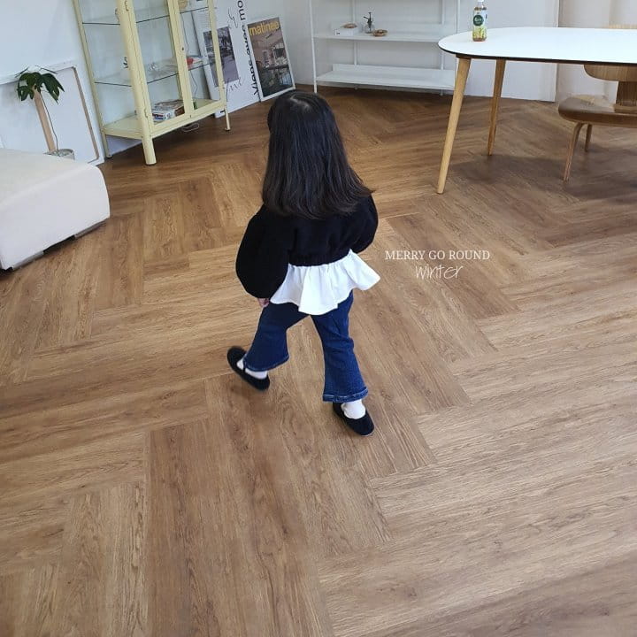 MERRY GO ROUND - Korean Children Fashion - #Kfashion4kids - Frill Sweatshirt - 9