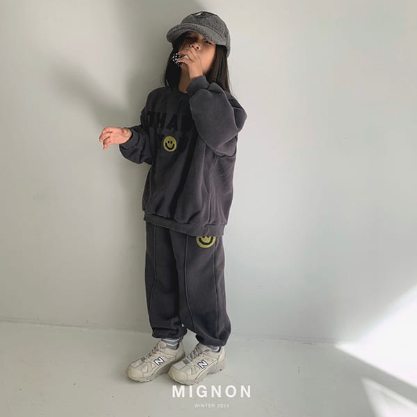MIGNON - Korean Children Fashion - #Kfashion4kids - Thank You Smile Pants - 12