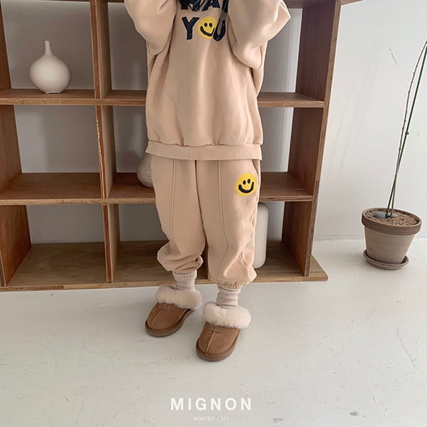 MIGNON - Korean Children Fashion - #Kfashion4kids - Thank You Smile Pants - 2
