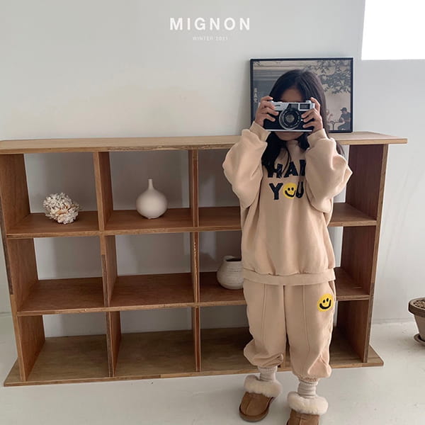MIGNON - Korean Children Fashion - #Kfashion4kids - Thank You Smile Pants - 3