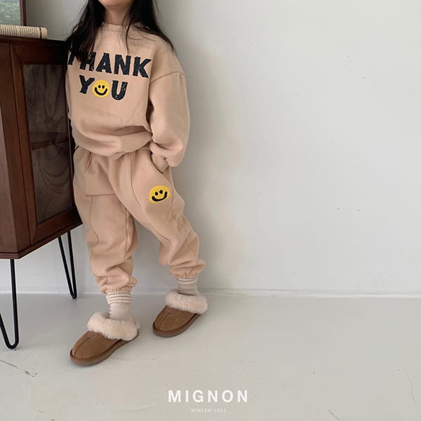 MIGNON - Korean Children Fashion - #Kfashion4kids - Thank You Smile Sweatshirt - 11
