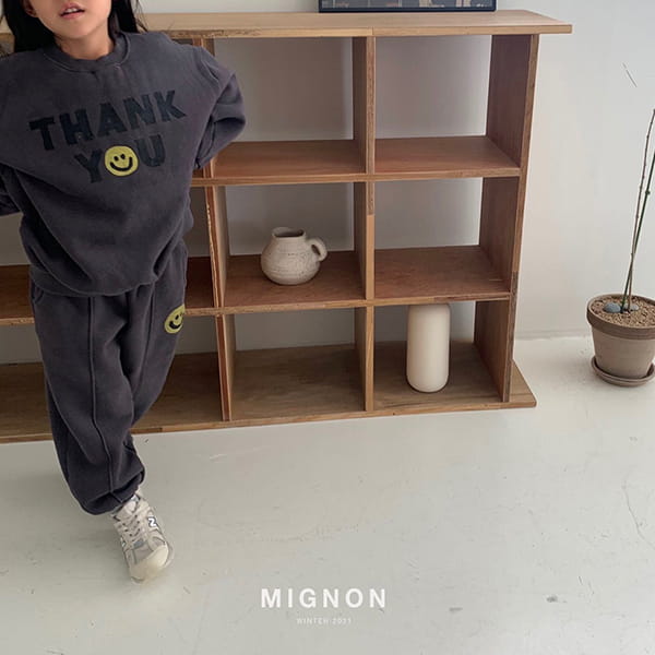 MIGNON - Korean Children Fashion - #Kfashion4kids - Thank You Smile Sweatshirt - 5