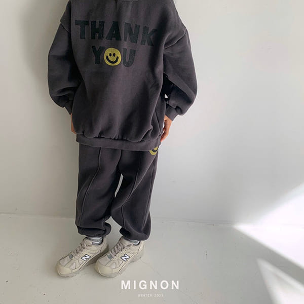 MIGNON - Korean Children Fashion - #Kfashion4kids - Thank You Smile Sweatshirt - 6