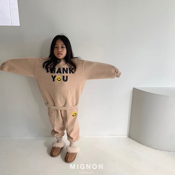 MIGNON - Korean Children Fashion - #Kfashion4kids - Thank You Smile Sweatshirt - 9