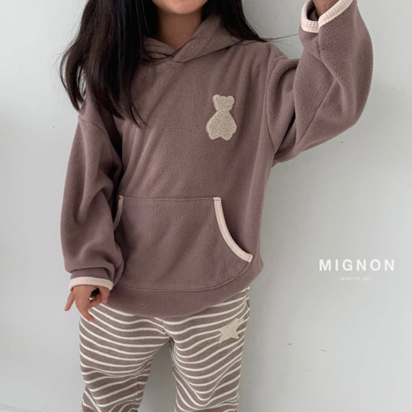 MIGNON - Korean Children Fashion - #Kfashion4kids - Bbogle Bear Fleece - 6