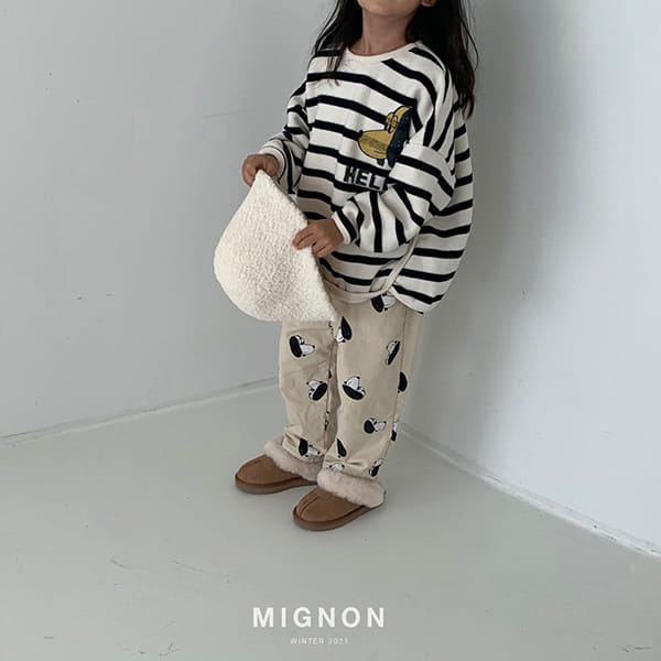 MIGNON - Korean Children Fashion - #Kfashion4kids - Hello Dog Tee