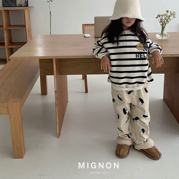 MIGNON - Korean Children Fashion - #Kfashion4kids - Hello Dog Tee - 4