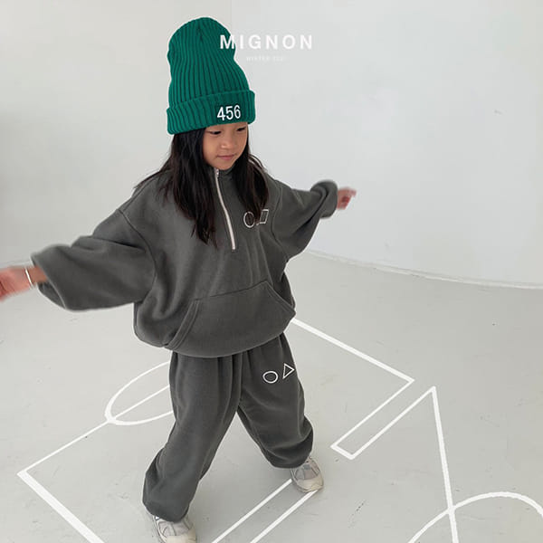 MIGNON - Korean Children Fashion - #Kfashion4kids - Squid Half Zip-up Jumper - 10