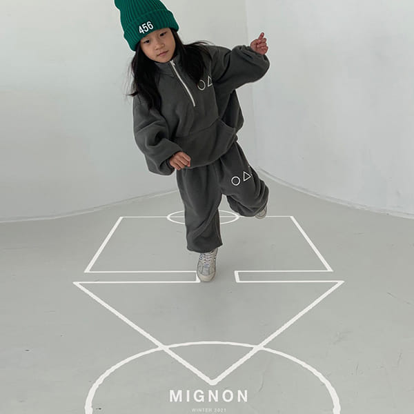 MIGNON - Korean Children Fashion - #Kfashion4kids - Squid Half Zip-up Jumper - 11