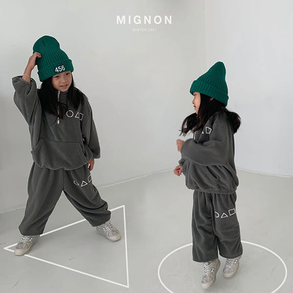 MIGNON - Korean Children Fashion - #Kfashion4kids - Squid Half Zip-up Jumper - 12