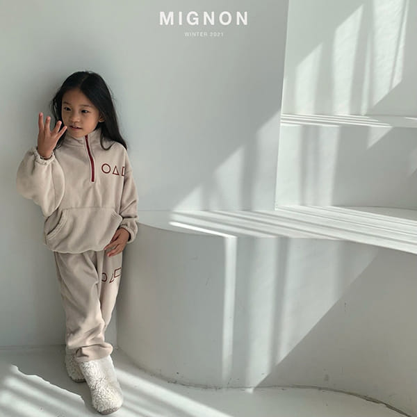 MIGNON - Korean Children Fashion - #Kfashion4kids - Squid Half Zip-up Jumper - 3