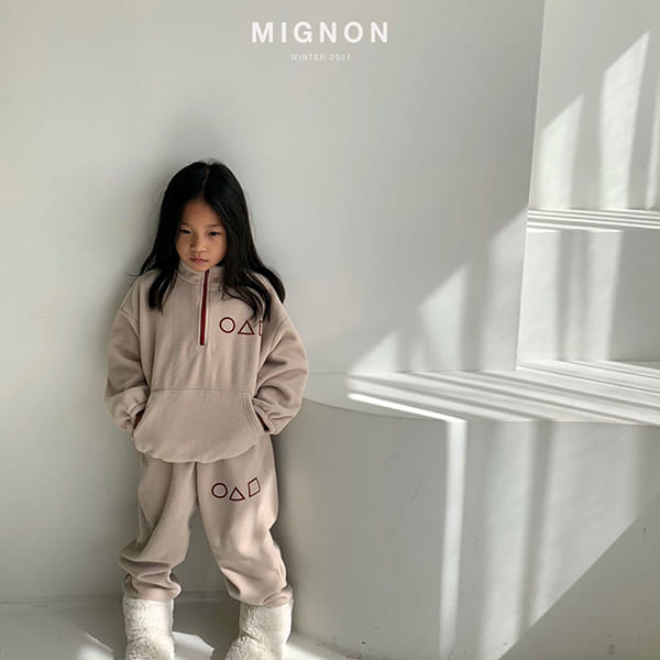 MIGNON - Korean Children Fashion - #Kfashion4kids - Squid Half Zip-up Jumper - 4