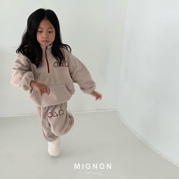 MIGNON - Korean Children Fashion - #Kfashion4kids - Squid Half Zip-up Jumper - 5