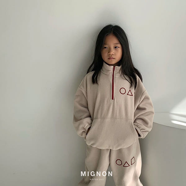 MIGNON - Korean Children Fashion - #Kfashion4kids - Squid Half Zip-up Jumper - 8