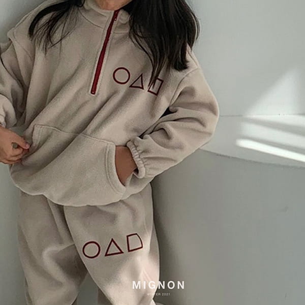 MIGNON - Korean Children Fashion - #Kfashion4kids - Squid Half Zip-up Jumper - 9
