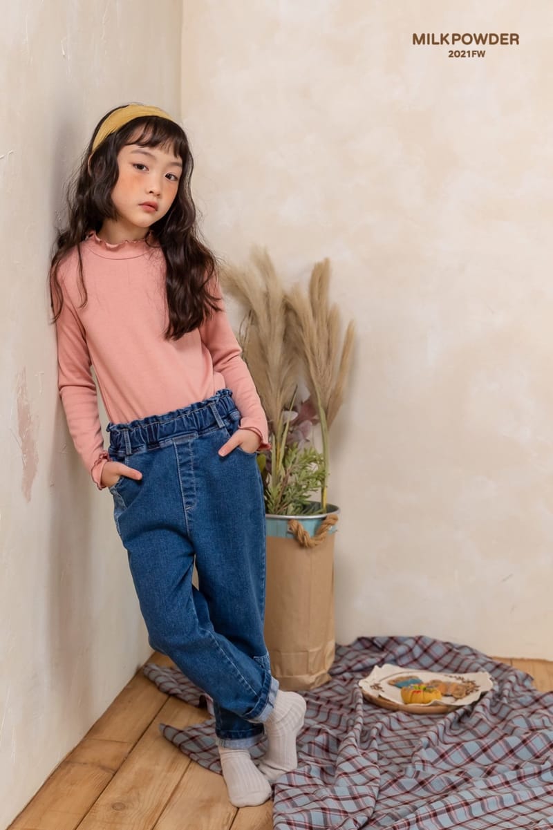 MILK POWDER - Korean Children Fashion - #Kfashion4kids - Patch Jeans