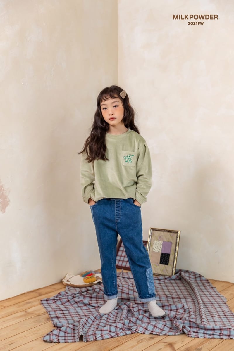 MILK POWDER - Korean Children Fashion - #Kfashion4kids - Patch Jeans - 11