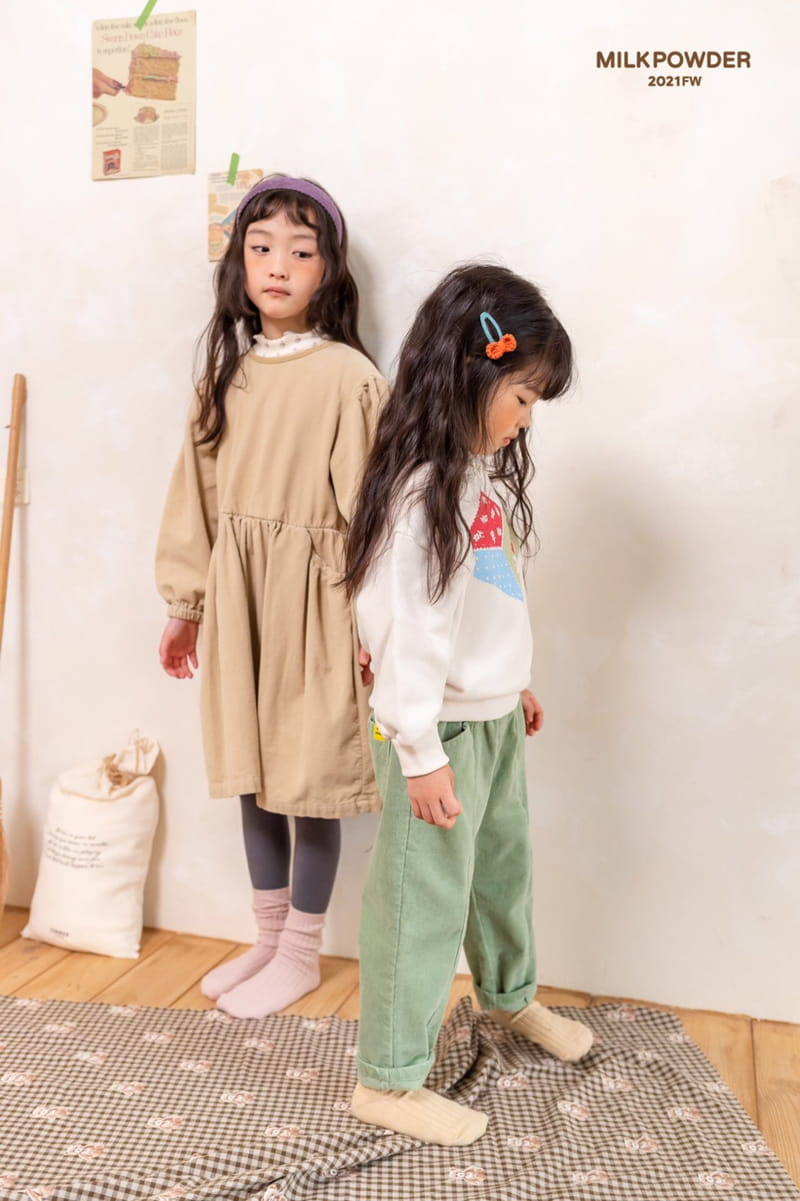 MILK POWDER - Korean Children Fashion - #Kfashion4kids - Rib Pants - 6