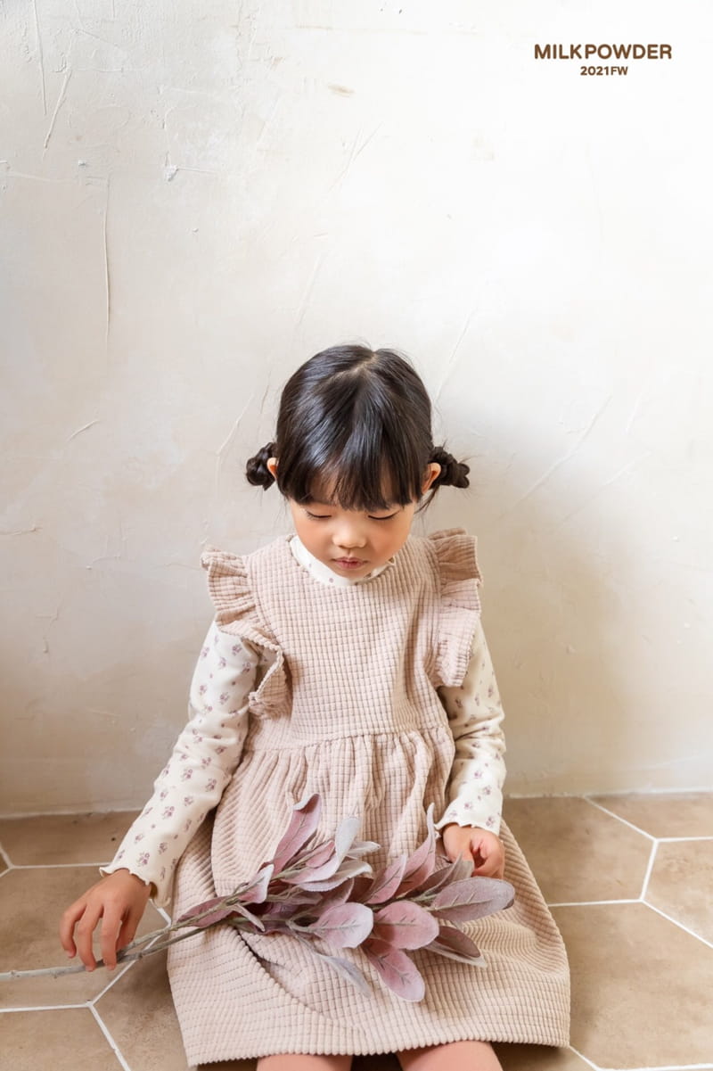 MILK POWDER - Korean Children Fashion - #Kfashion4kids - Mocha One-piece - 4