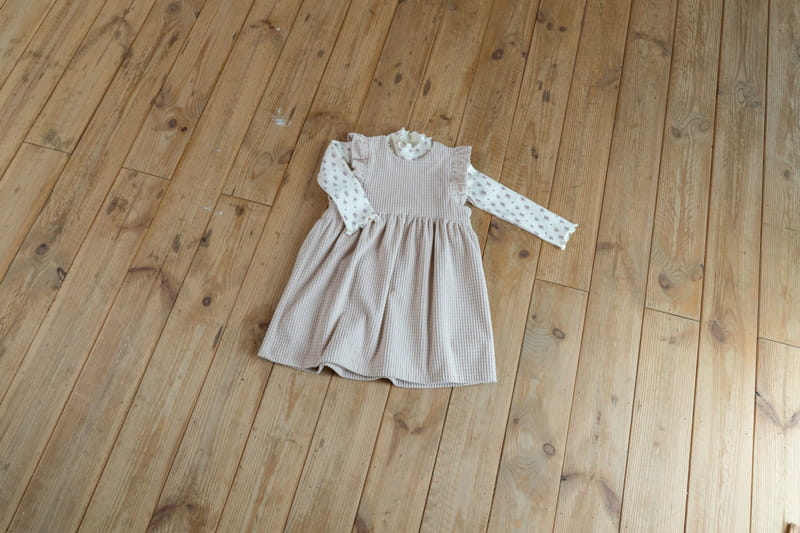 MILK POWDER - Korean Children Fashion - #Kfashion4kids - Mocha One-piece - 7
