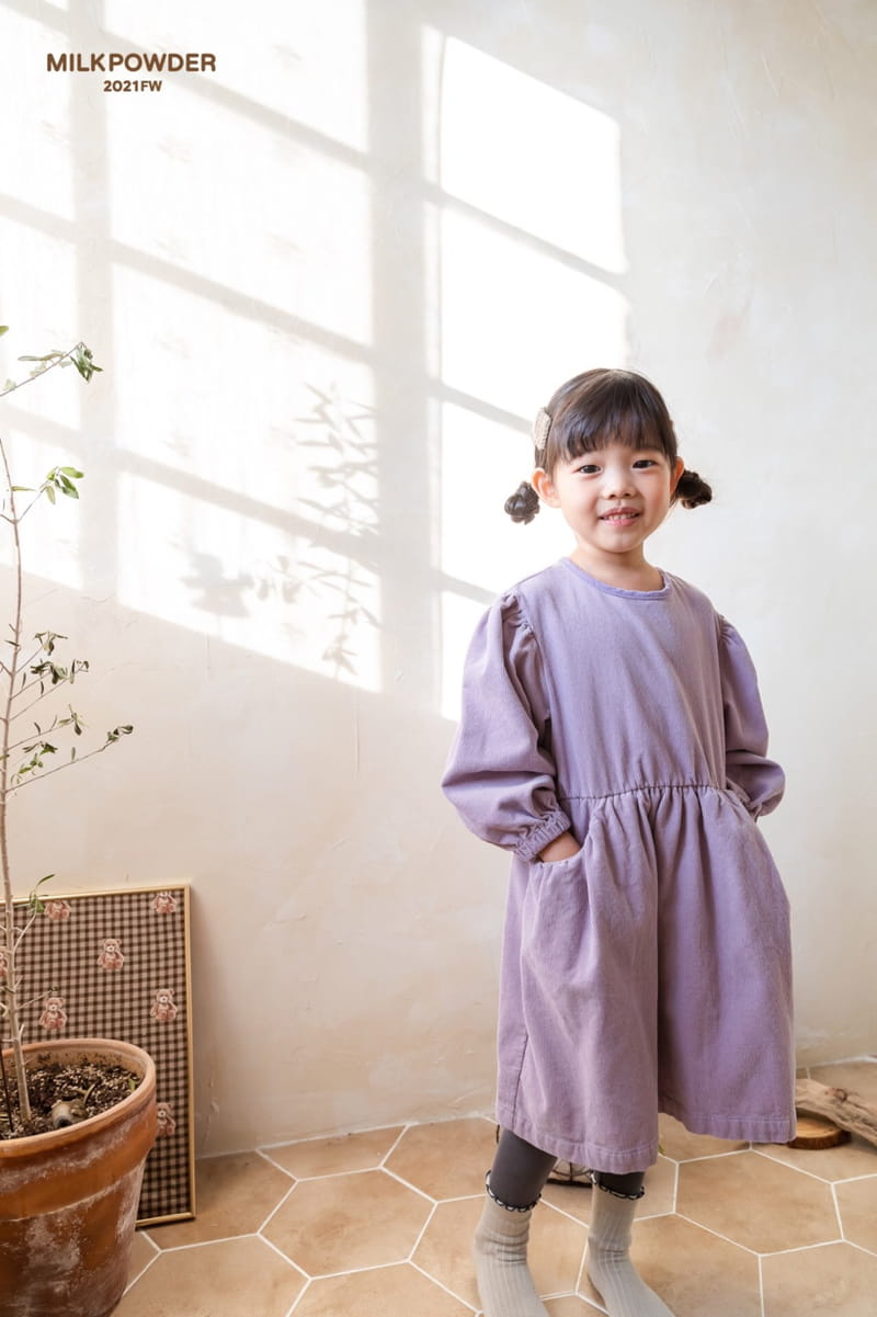 MILK POWDER - Korean Children Fashion - #Kfashion4kids - Rib One-piece