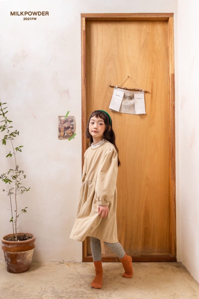 MILK POWDER - Korean Children Fashion - #Kfashion4kids - Rib One-piece - 12