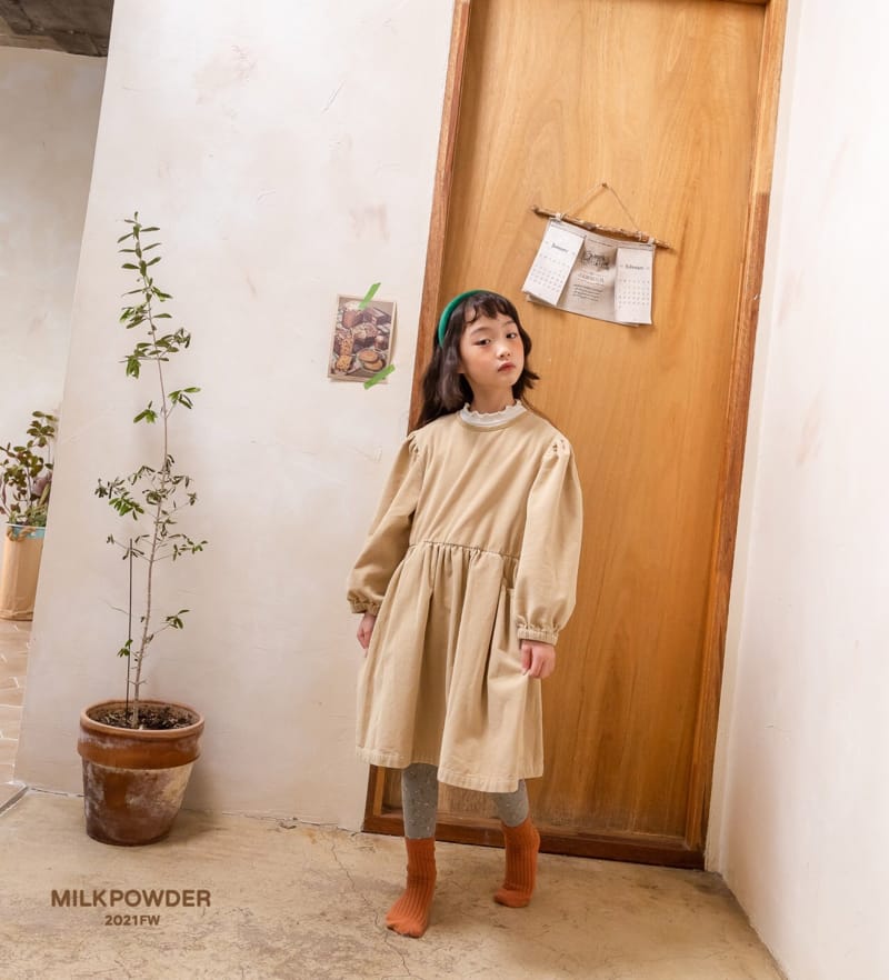 MILK POWDER - Korean Children Fashion - #Kfashion4kids - Rib One-piece - 9