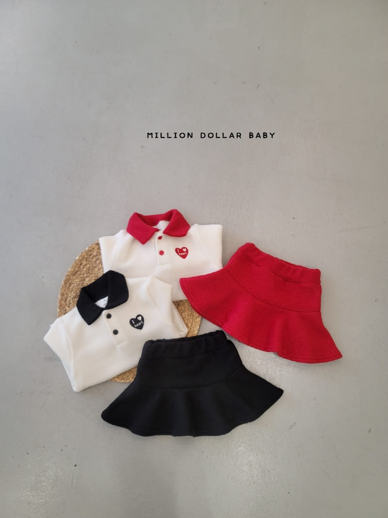 MILLION DOLLAR BABY - Korean Children Fashion - #Kfashion4kids - Love Collar Sweatshirt - 9