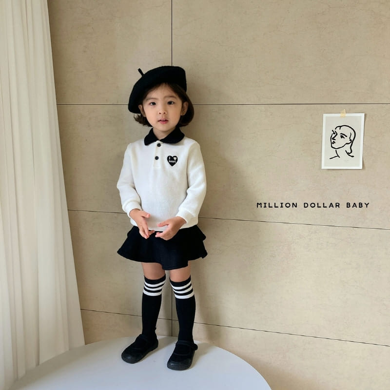 MILLION DOLLAR BABY - Korean Children Fashion - #Kfashion4kids - Love Skirt Leggings