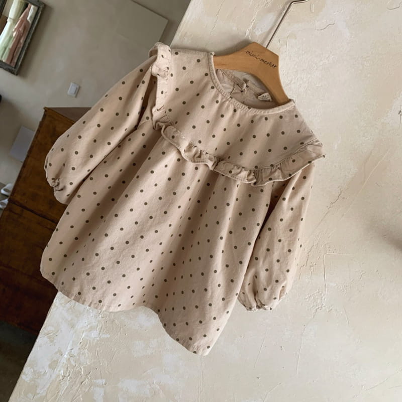 MIMI MARKET - Korean Children Fashion - #Kfashion4kids - Dots Ni One-piece - 12