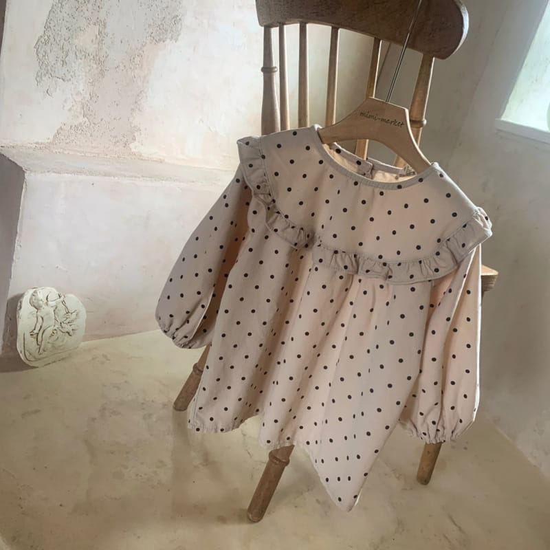 MIMI MARKET - Korean Children Fashion - #Kfashion4kids - Dots Ni One-piece - 2