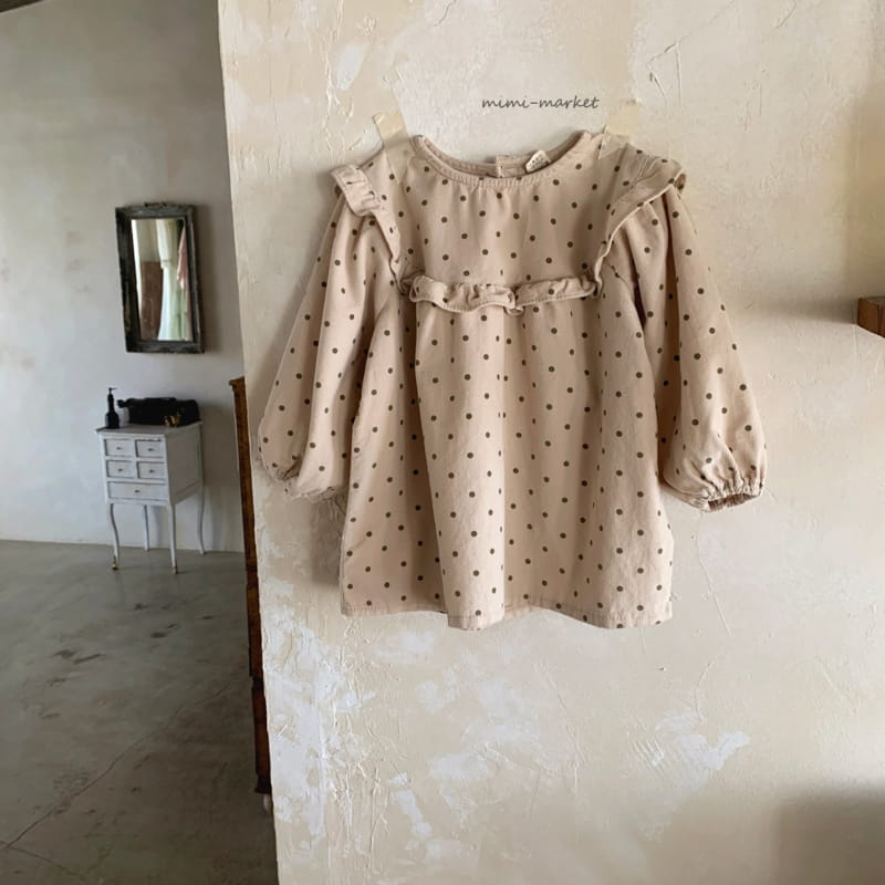 MIMI MARKET - Korean Children Fashion - #Kfashion4kids - Dots Ni One-piece - 4
