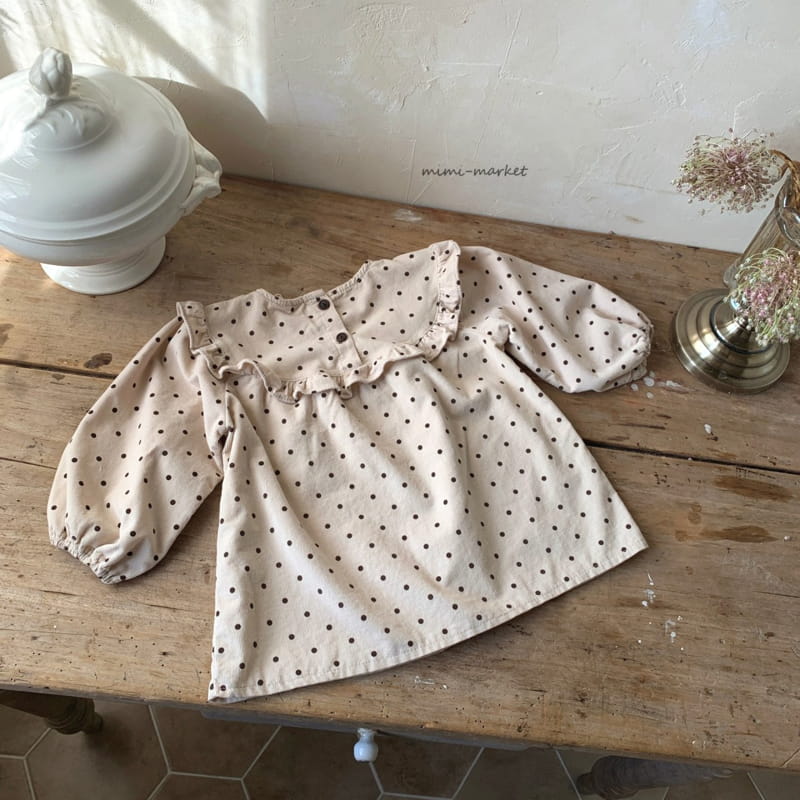 MIMI MARKET - Korean Children Fashion - #Kfashion4kids - Dots Ni One-piece - 5