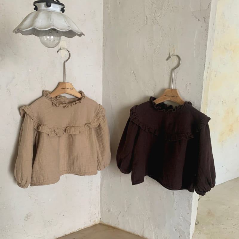 MIMI MARKET - Korean Children Fashion - #Kfashion4kids - Simple Cona Blouse