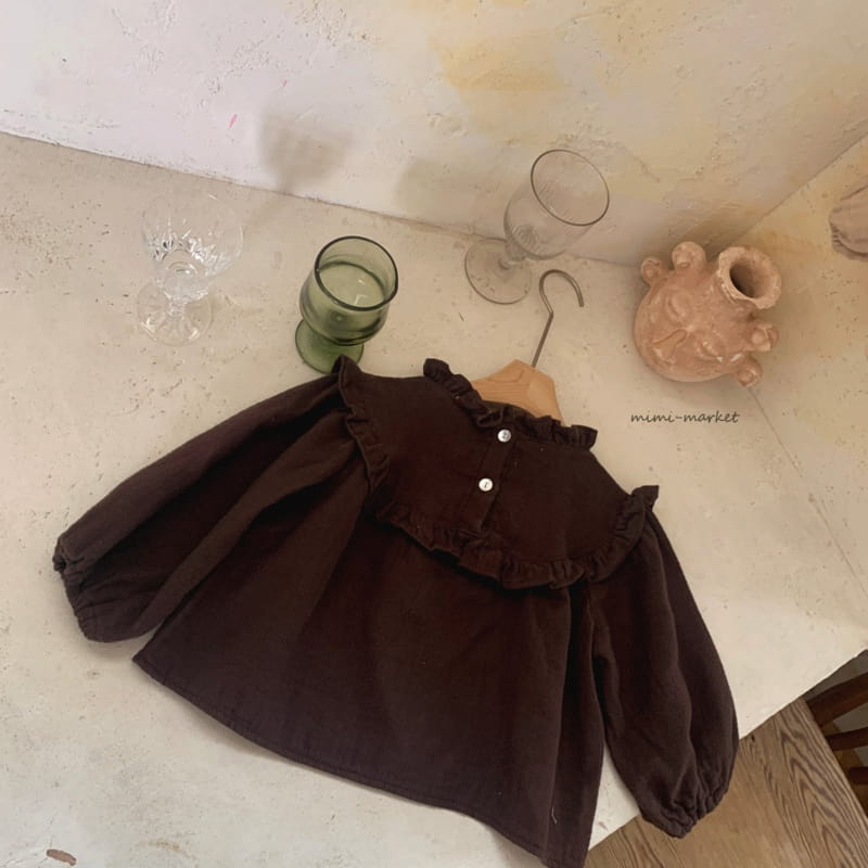 MIMI MARKET - Korean Children Fashion - #Kfashion4kids - Simple Cona Blouse - 2